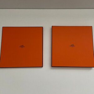Hermes 2 storage empty boxes for scarf